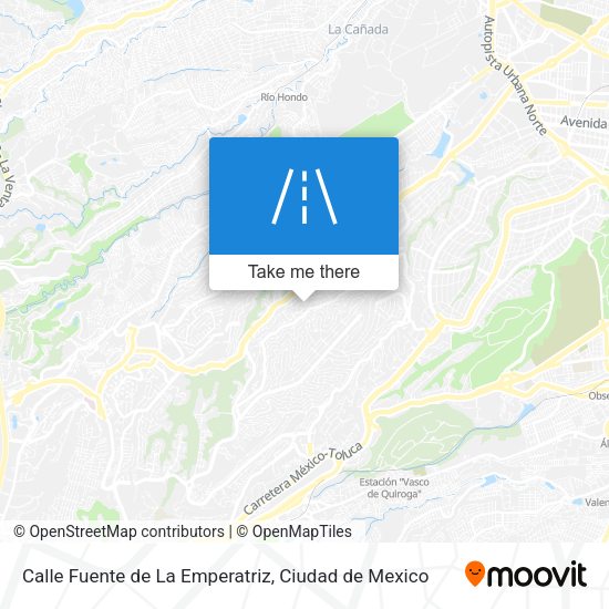 Mapa de Calle Fuente de La Emperatriz