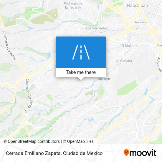 Mapa de Cerrada Emiliano Zapata