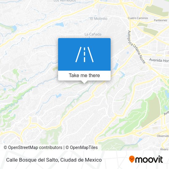 Mapa de Calle Bosque del Salto