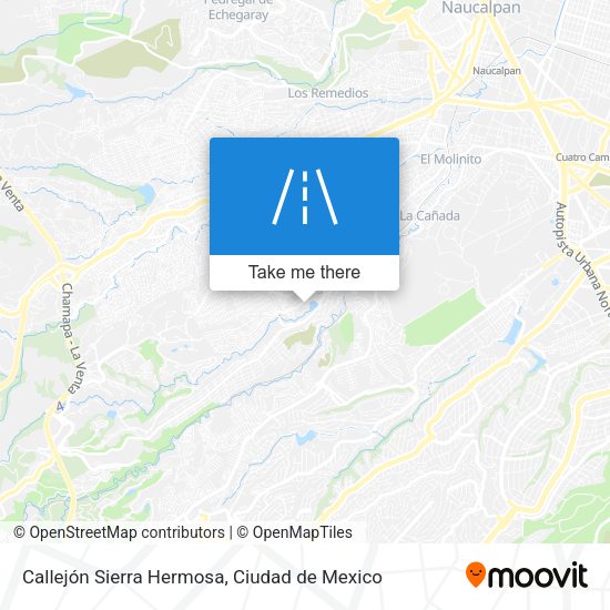 Callejón Sierra Hermosa map