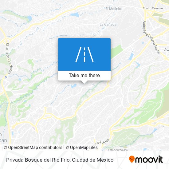 Privada Bosque del Río Frío map