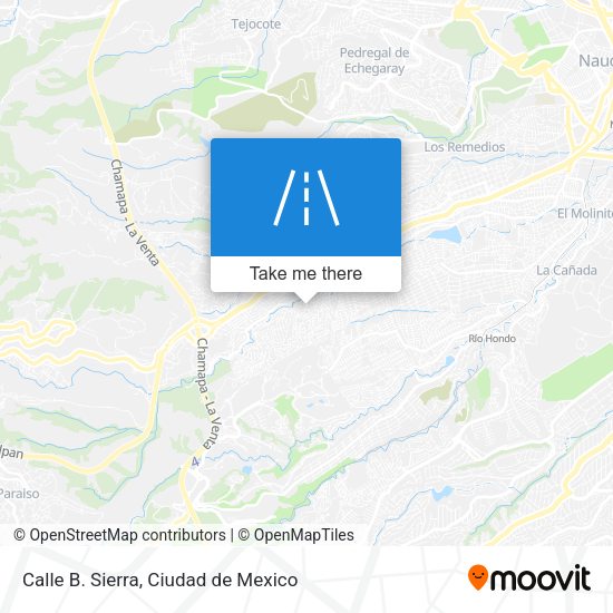 Calle B. Sierra map