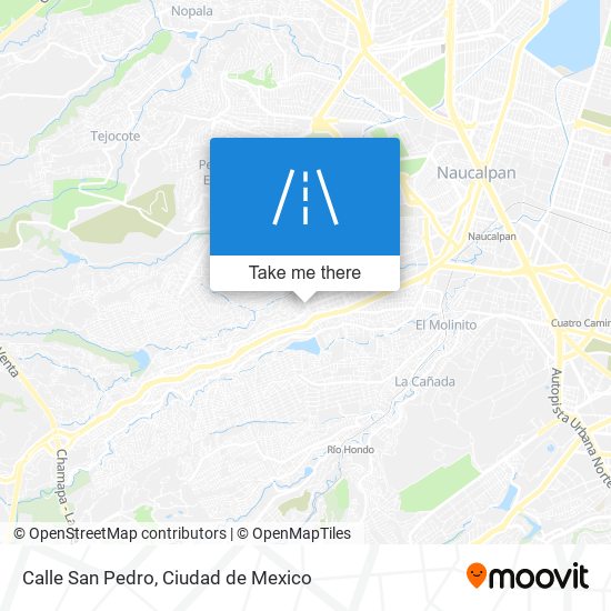 Calle San Pedro map
