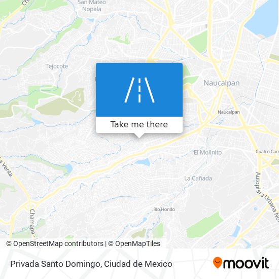 Mapa de Privada Santo Domingo