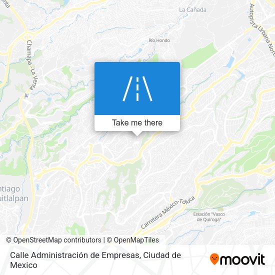 Calle Administración de Empresas map