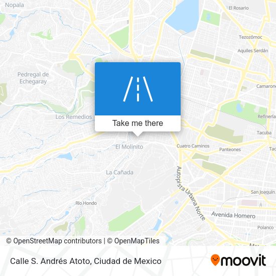 Calle S. Andrés Atoto map