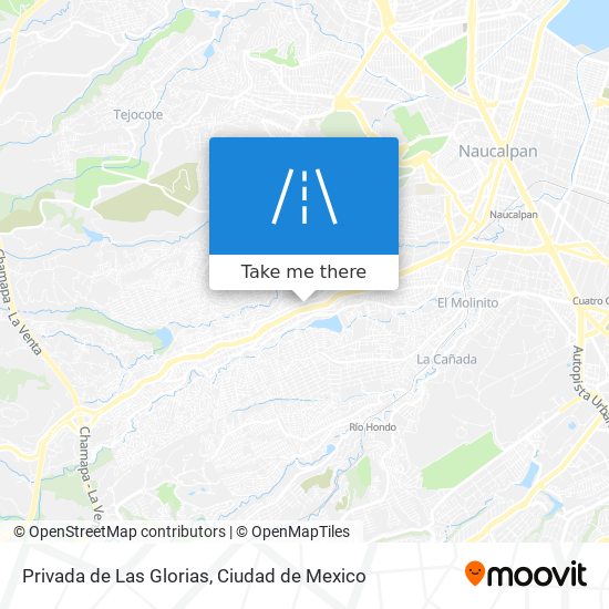 Privada de Las Glorias map