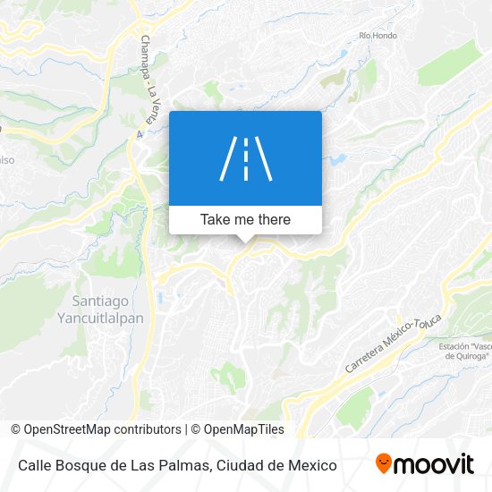 Calle Bosque de Las Palmas map