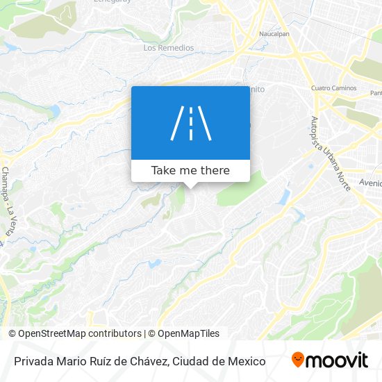 Privada Mario Ruíz de Chávez map