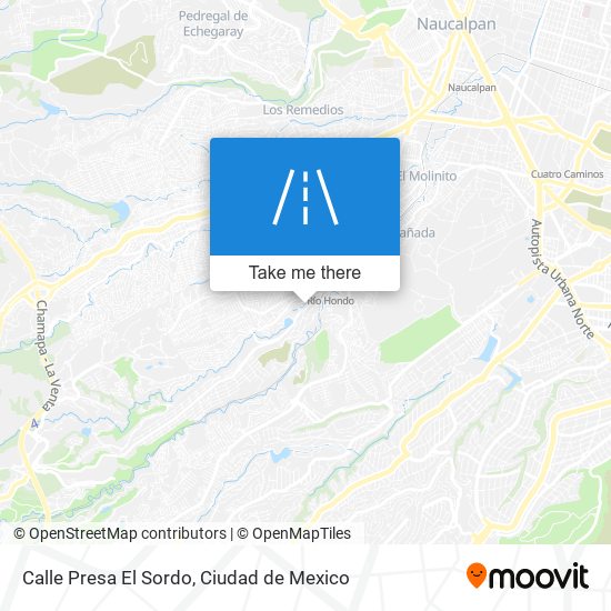 Calle Presa El Sordo map