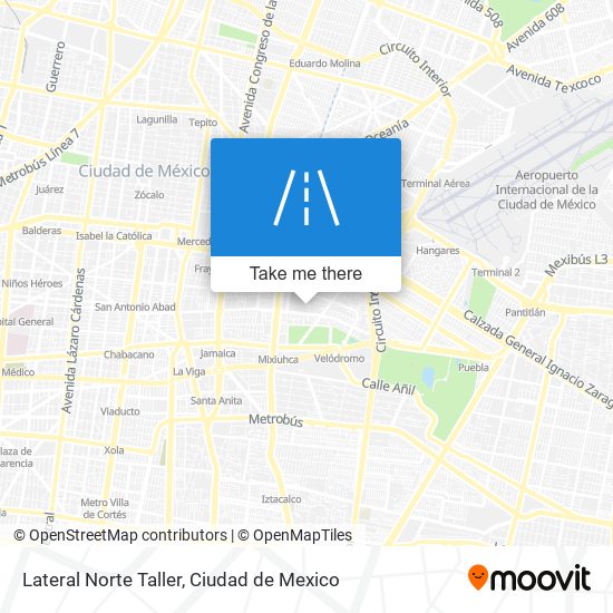 Lateral Norte Taller map