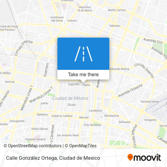 Mapa de Calle González Ortega