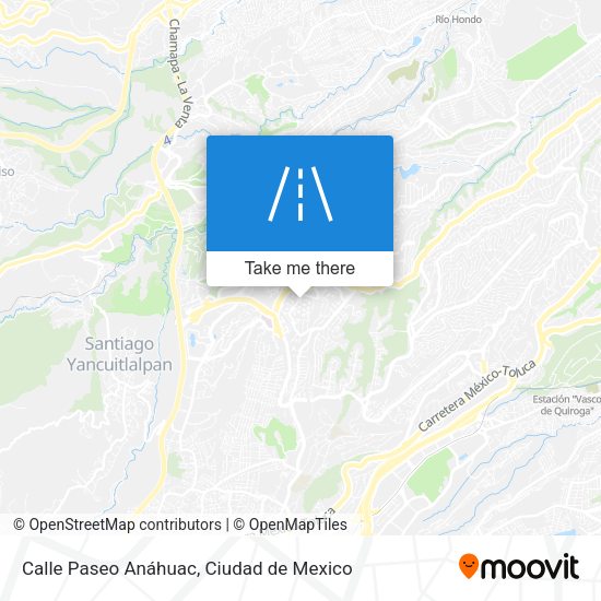 Calle Paseo Anáhuac map