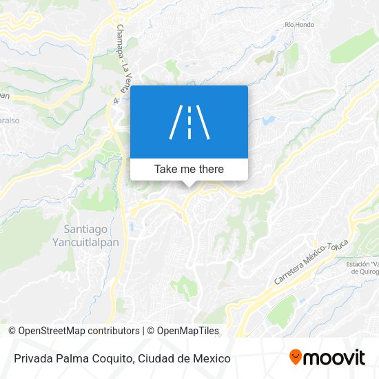 Mapa de Privada Palma Coquito