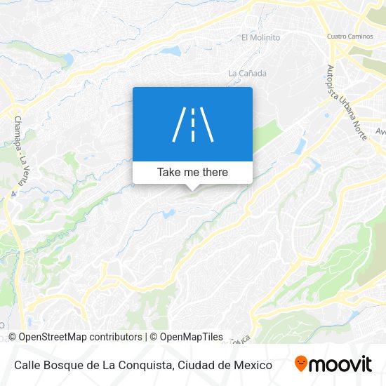 Mapa de Calle Bosque de La Conquista