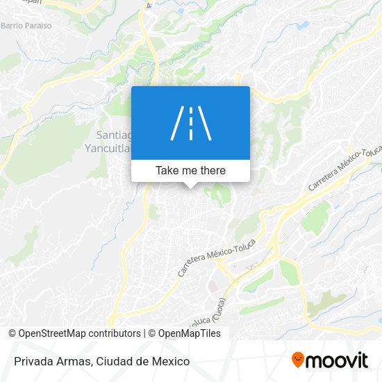 Privada Armas map