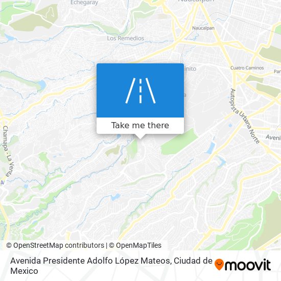 Mapa de Avenida Presidente Adolfo López Mateos