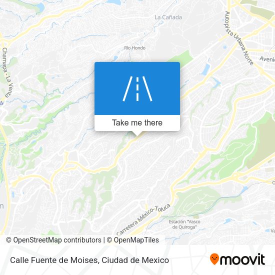Mapa de Calle Fuente de Moises