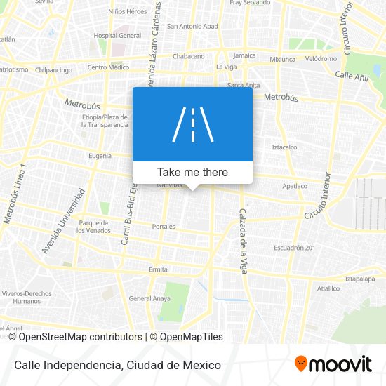 Calle Independencia map
