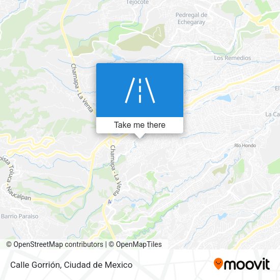 Calle Gorrión map