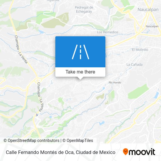 Calle Fernando Montés de Oca map