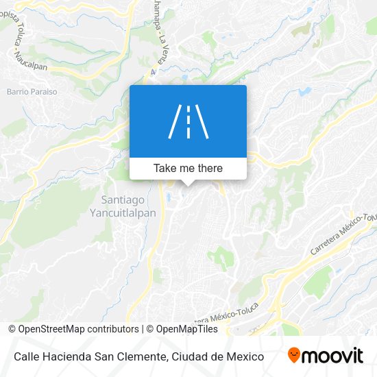 Calle Hacienda San Clemente map