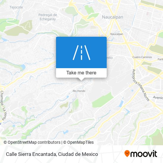 Calle Sierra Encantada map
