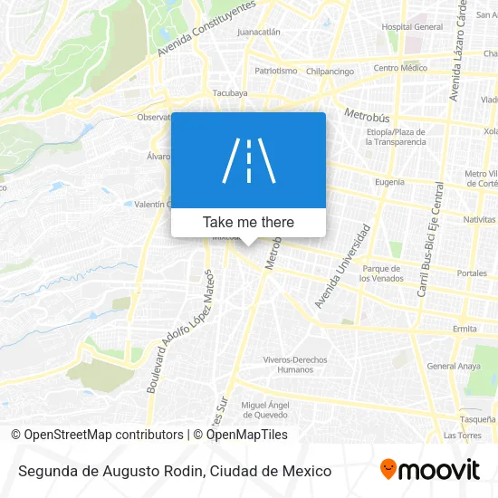 Segunda de Augusto Rodin map