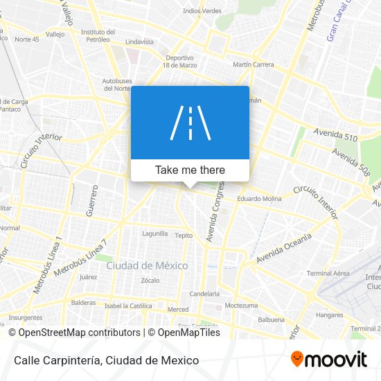 Calle Carpintería map