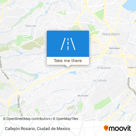 Callejón Rosario map