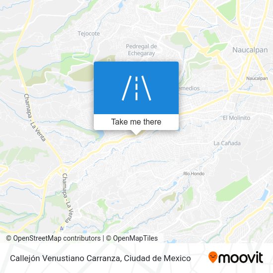 Mapa de Callejón Venustiano Carranza