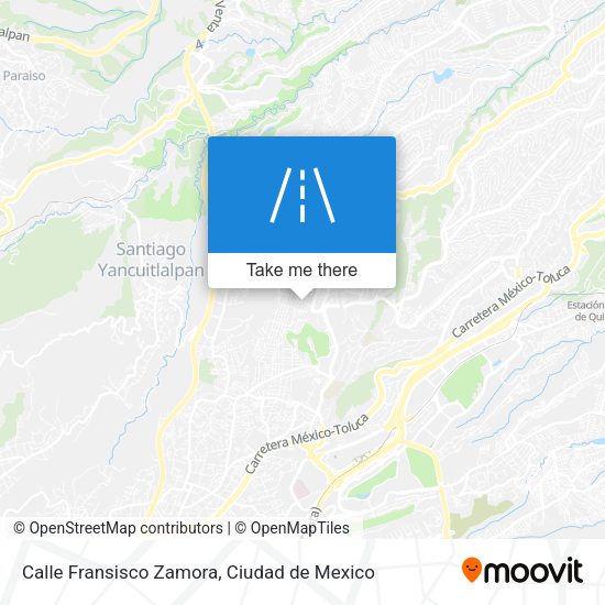 Calle Fransisco Zamora map
