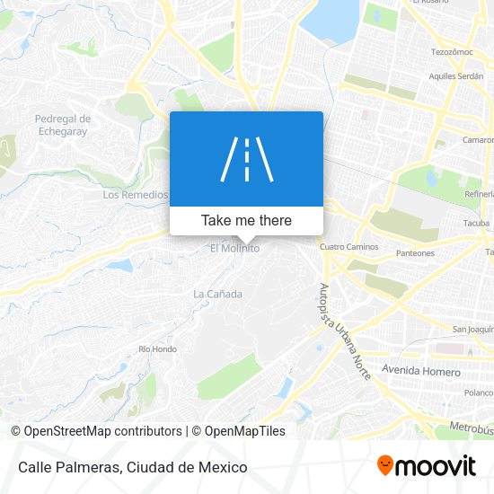 Calle Palmeras map