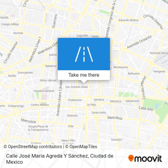 Calle José María Agreda Y Sánchez map