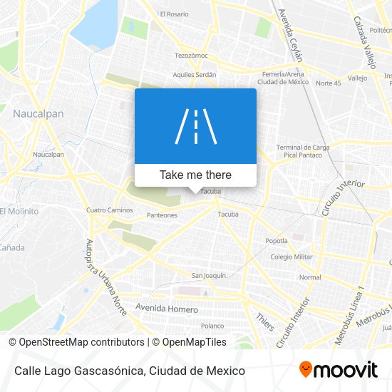 Calle Lago Gascasónica map