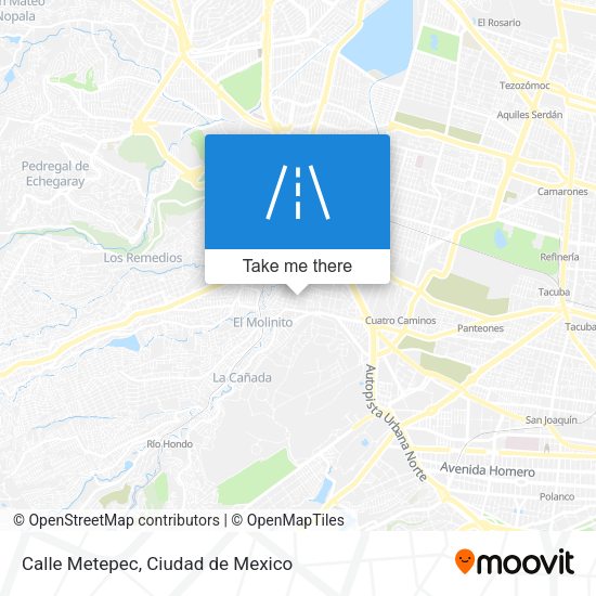 Mapa de Calle Metepec