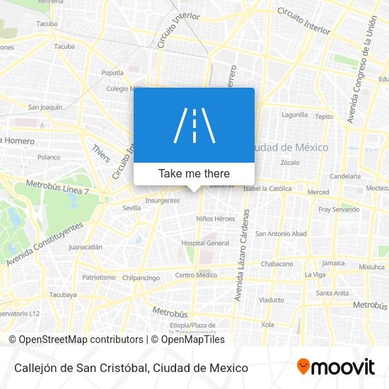 Mapa de Callejón de San Cristóbal
