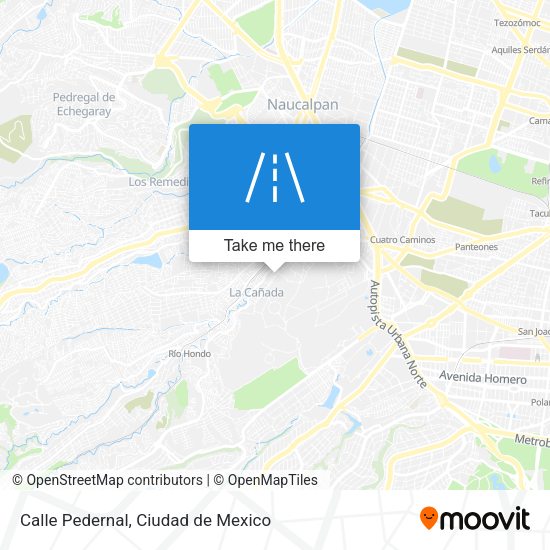 Mapa de Calle Pedernal