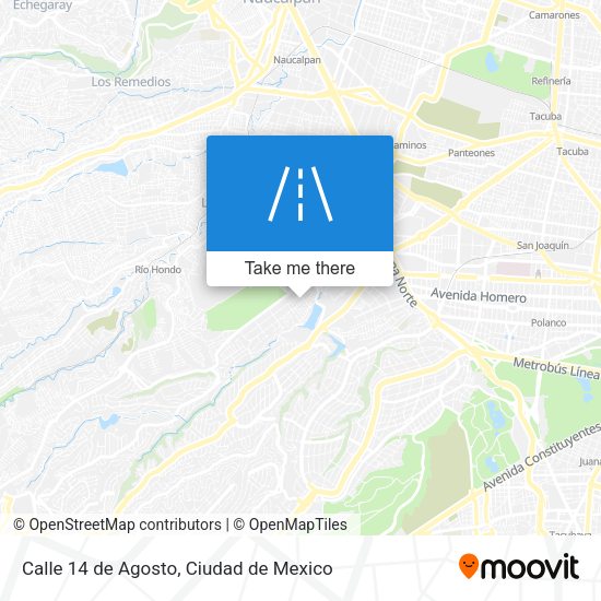 Calle 14 de Agosto map