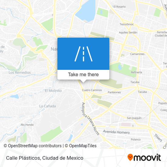 Mapa de Calle Plásticos