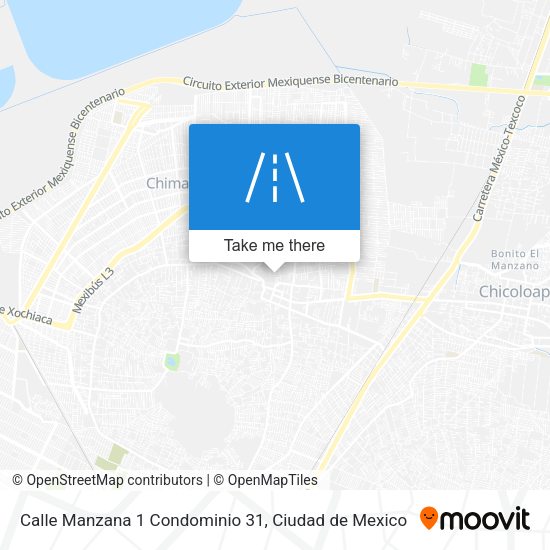 Calle Manzana 1 Condominio 31 map