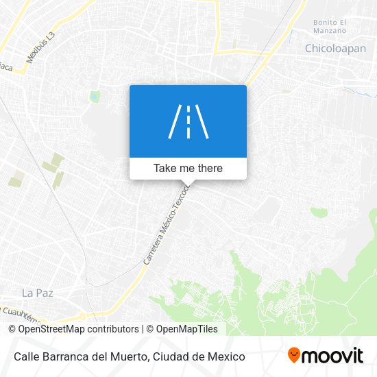 Calle Barranca del Muerto map