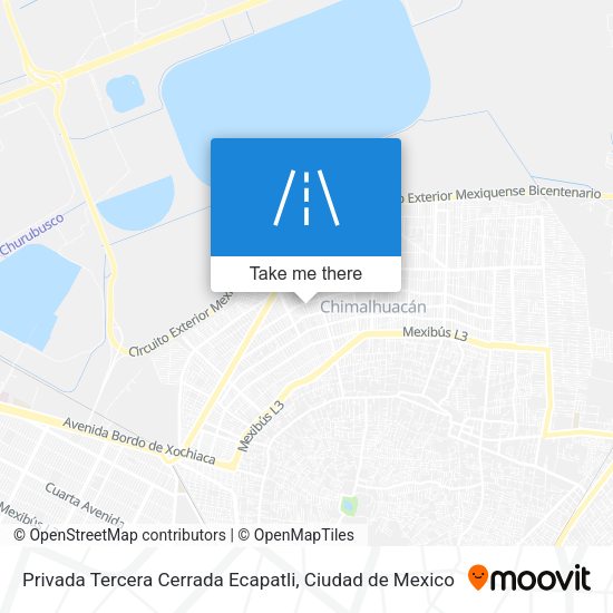Mapa de Privada Tercera Cerrada Ecapatli