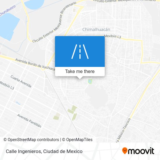 Mapa de Calle Ingenieros