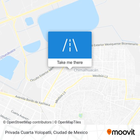 Privada Cuarta Yolopatli map