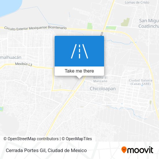 Mapa de Cerrada Portes Gil