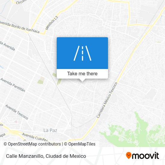 Calle Manzanillo map