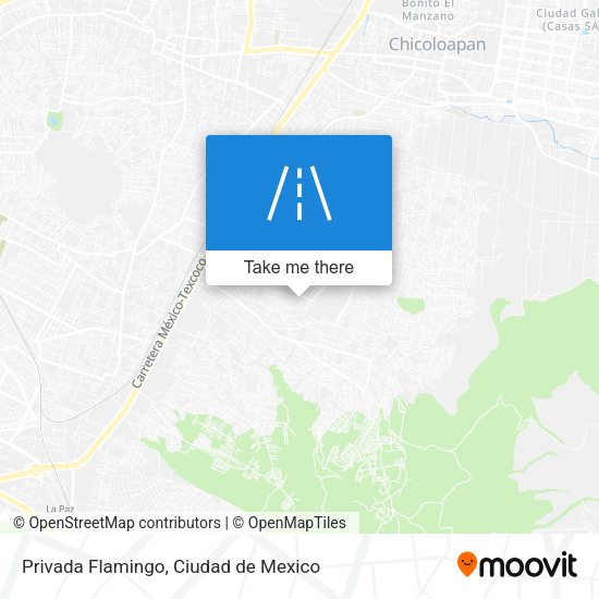 Privada Flamingo map