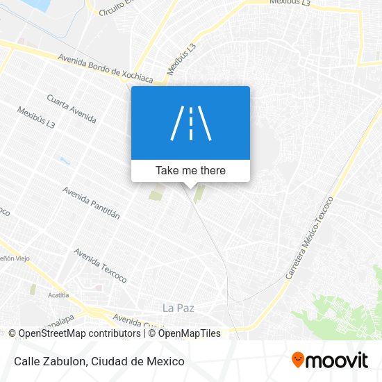 Mapa de Calle Zabulon