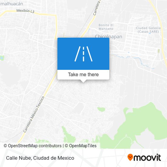 Mapa de Calle Nube